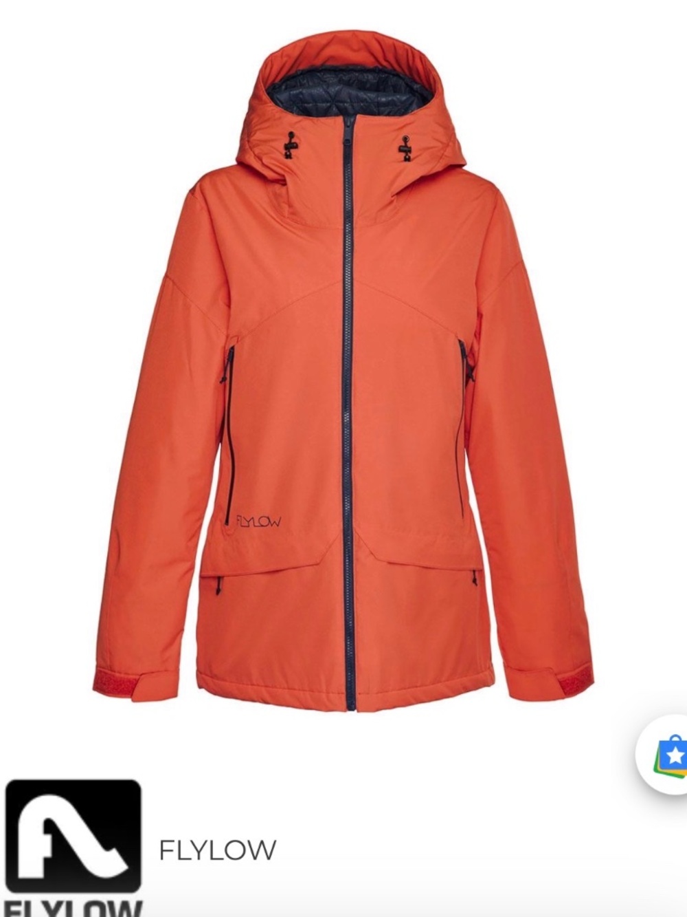 Flylow Sarah Women's Mars Orange Ski Jacket